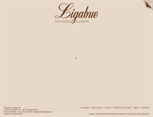 Tablet Screenshot of pasticcerialigabue.it